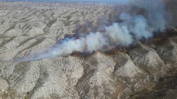 La mayor parte de los incendios en Aragón calcinan alrededor de una hectárea y se producen por negligencias