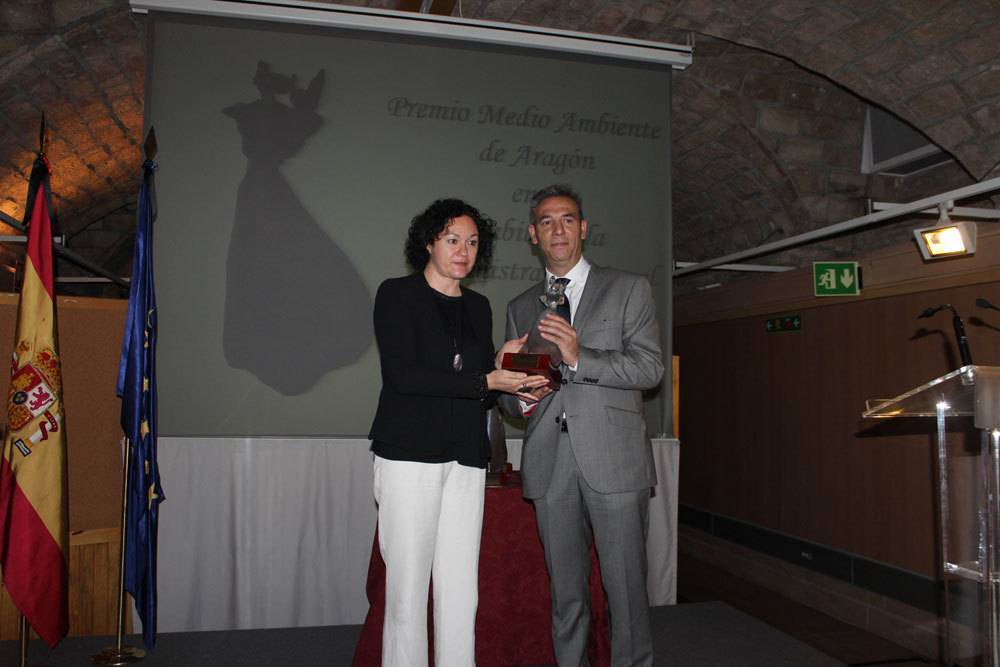 La empresa Sargantana recibió el pasado año el premio Medio Ambiente Aragón en categoría de empresas



