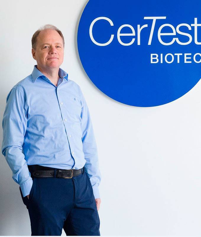 Carlos Genzor es el director técnico de Certest Biotec 