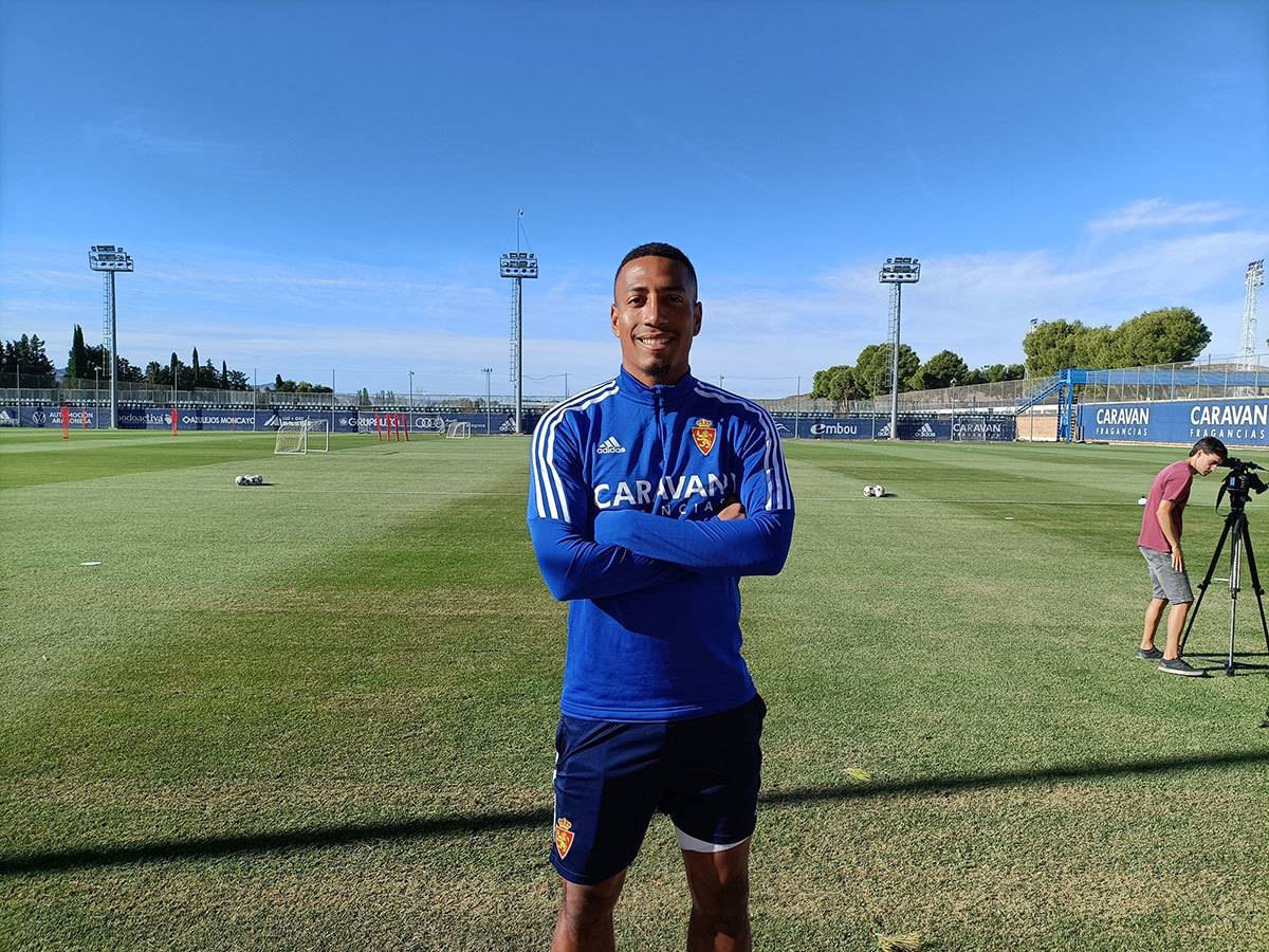 Jairo Quinteros, en la ciudad deportiva del Real Zaragoza