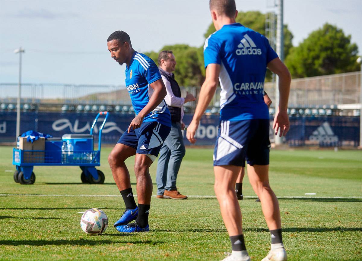 Jairo Quinteros, en un entrenamiento
