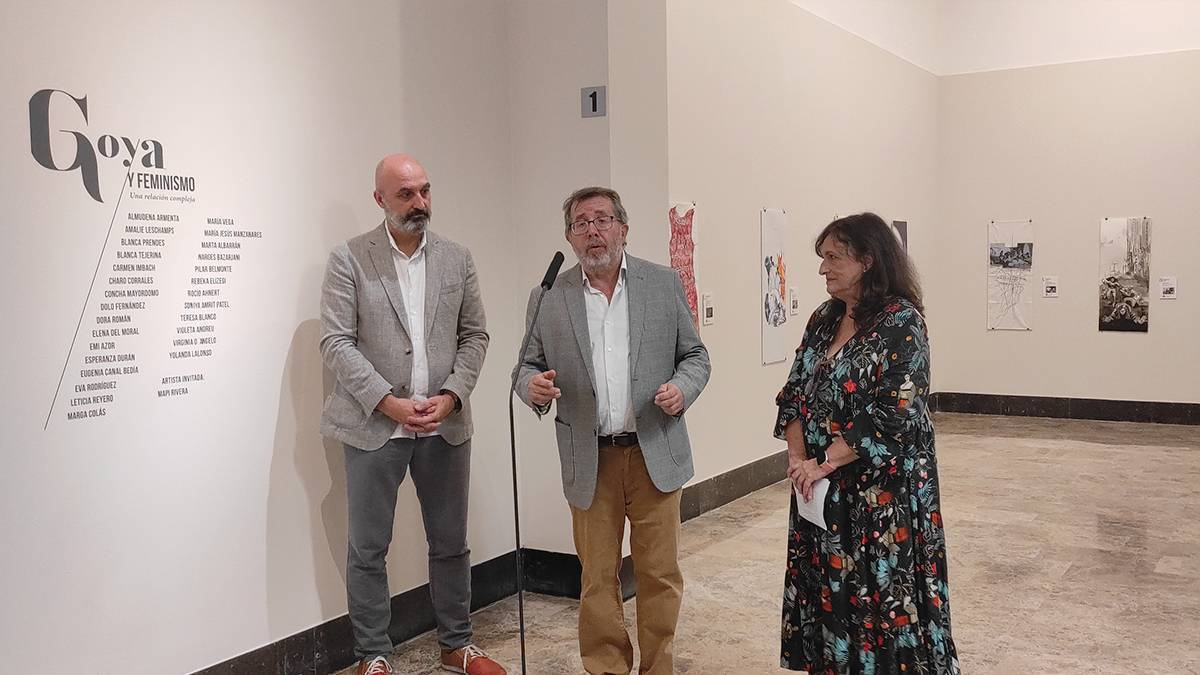 presentación de la exposición Goya y Feminismo en el Museo de Zaragoza