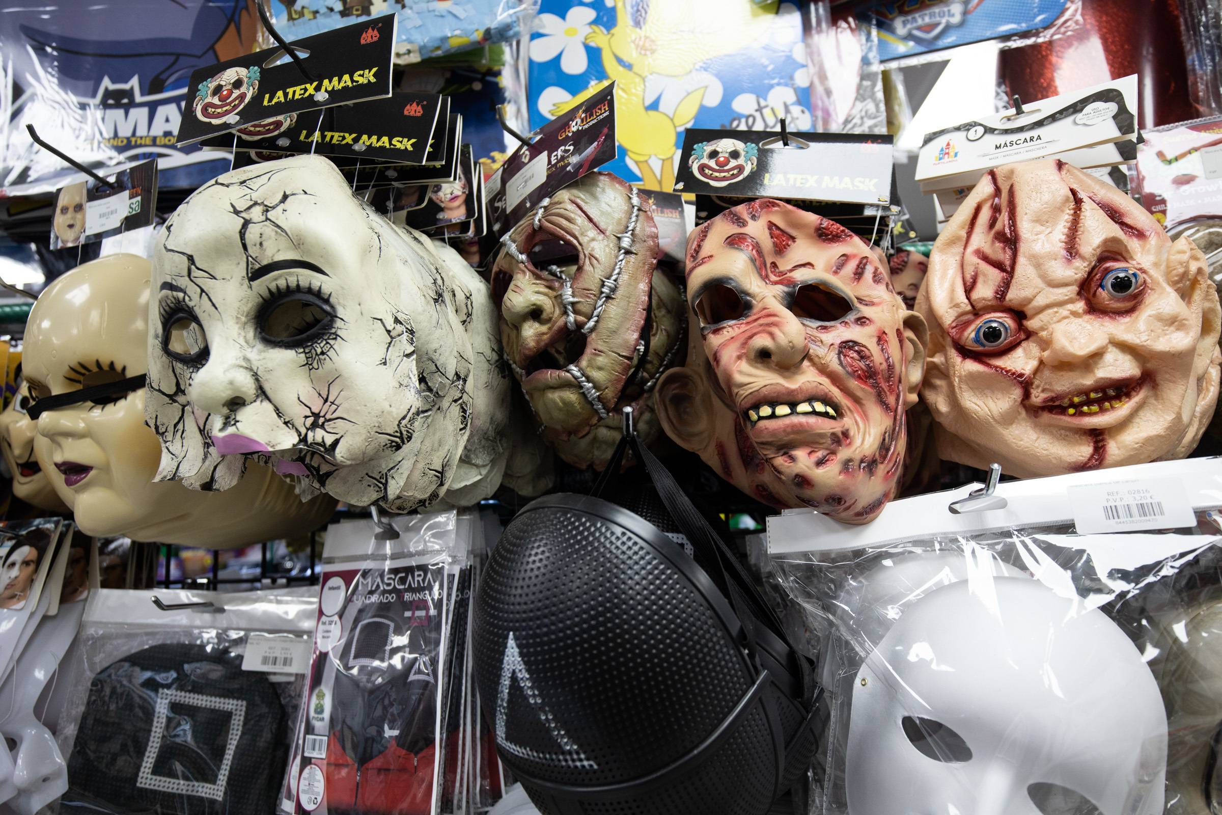 máscaras para disfraces de halloween