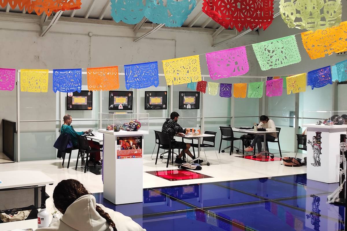 biblioteca cubit día de muertos