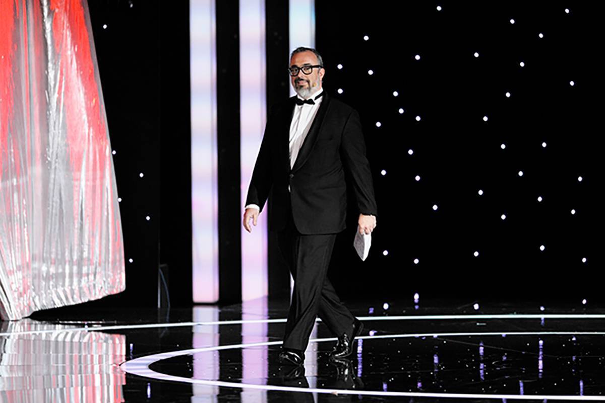 Álex de la Iglesia en la gala de los Premios Goya