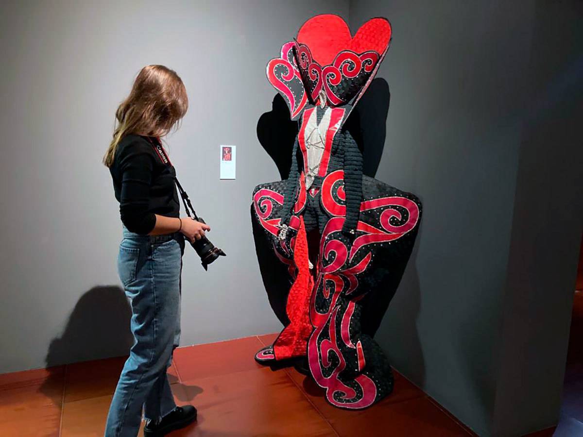Vestidos de papel en el Museo de Origami de Zaragoza
