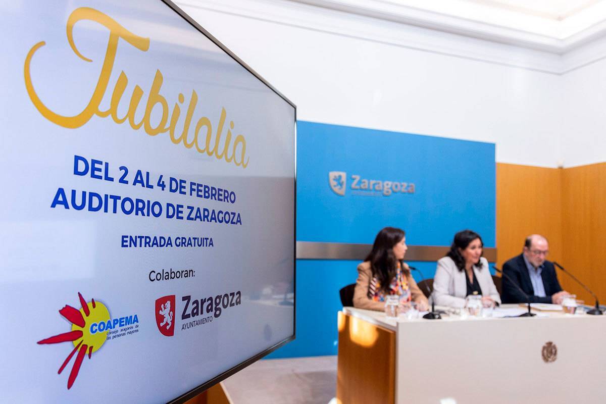 Rueda de prensa de Jubilalia en el Ayuntamiento de Zaragoza