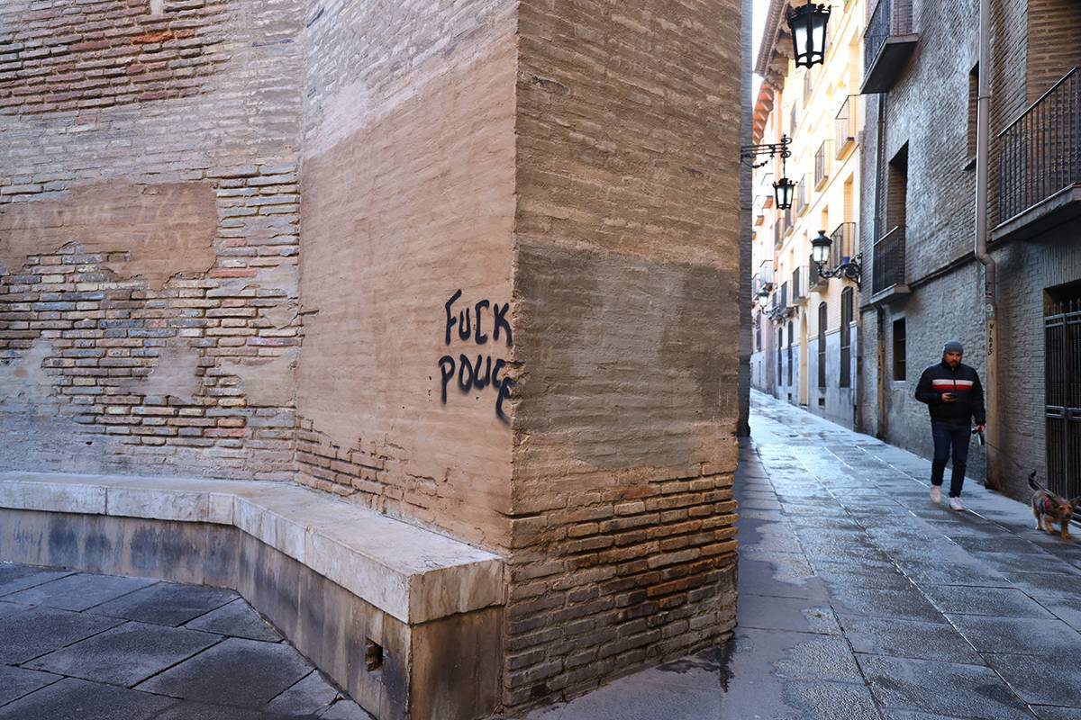 Vandalismo fachada seo