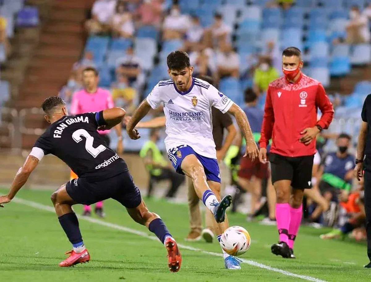 Miguel Puche durante un partido