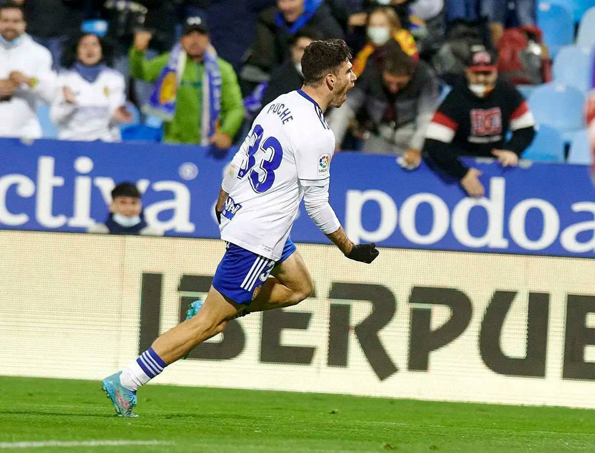 Miguel Puche durante un partido