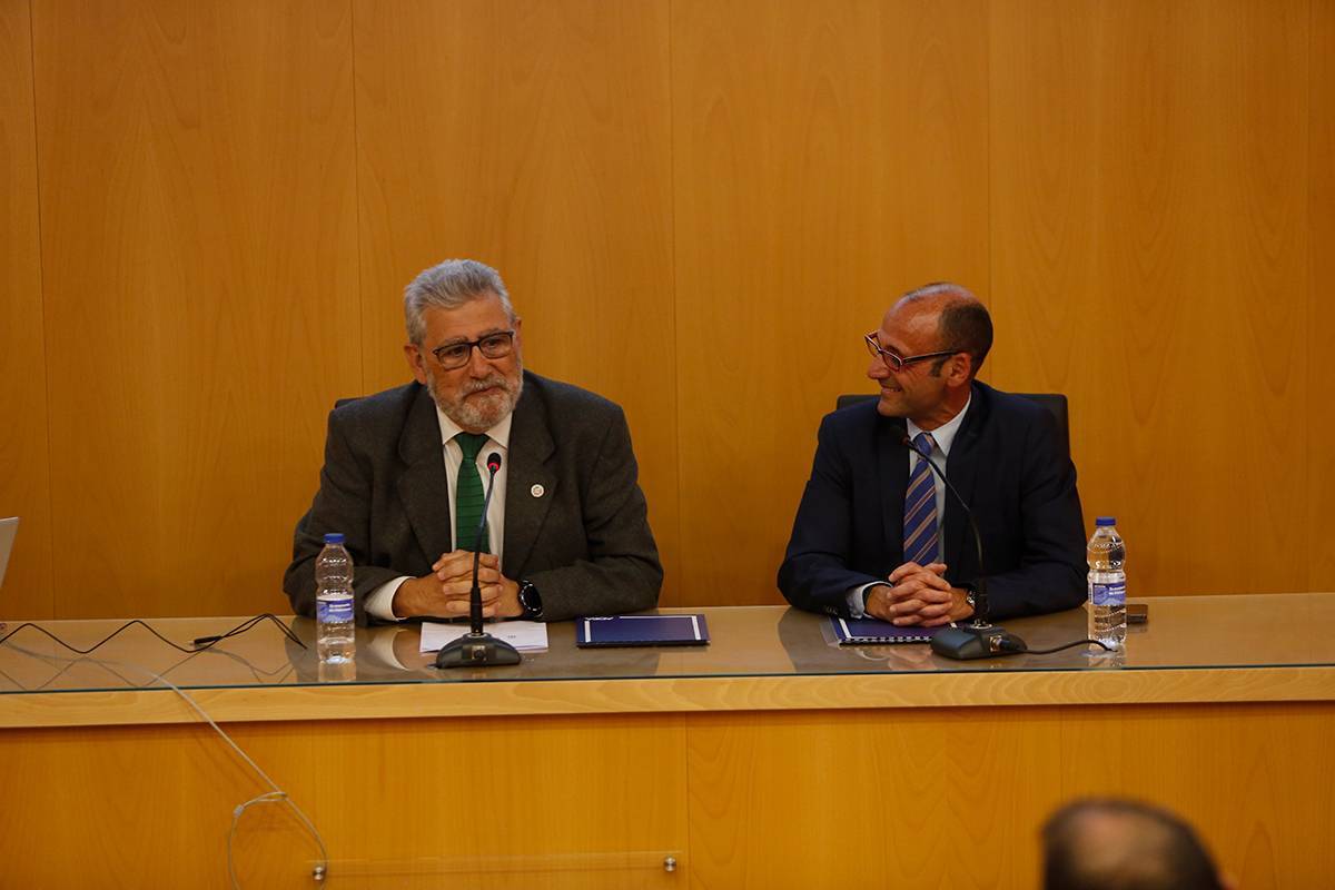 inauguración programa de mentores por José Antonio Mayoral y Fernando Rodrigo