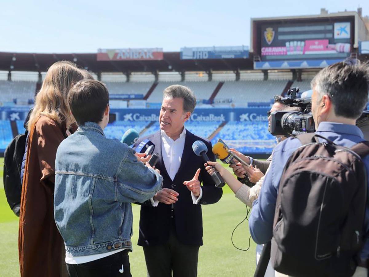 Serrano explica cómo ha ido la reunión técnica sobre La Romareda