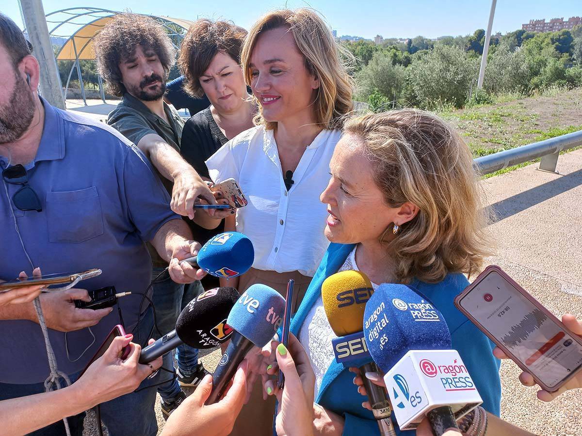 Nadia Calviño Pilar Alegría Zaragoza 