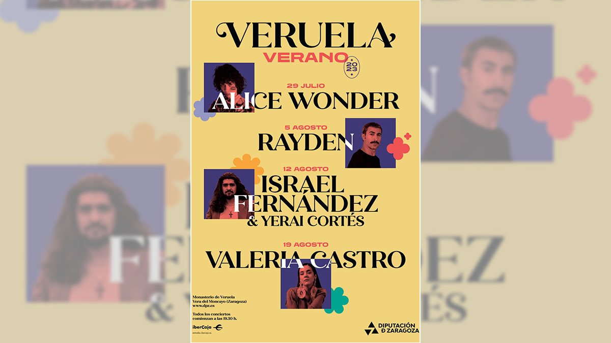 cartel veruela verano festivales Aragón