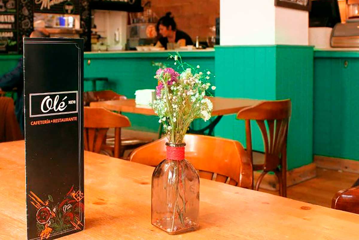 dónde tomar té matcha en Zaragoza cafetería olé