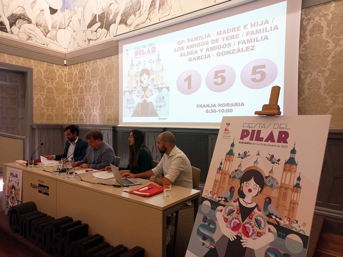 Sorteo ofrenda de flores 2023
