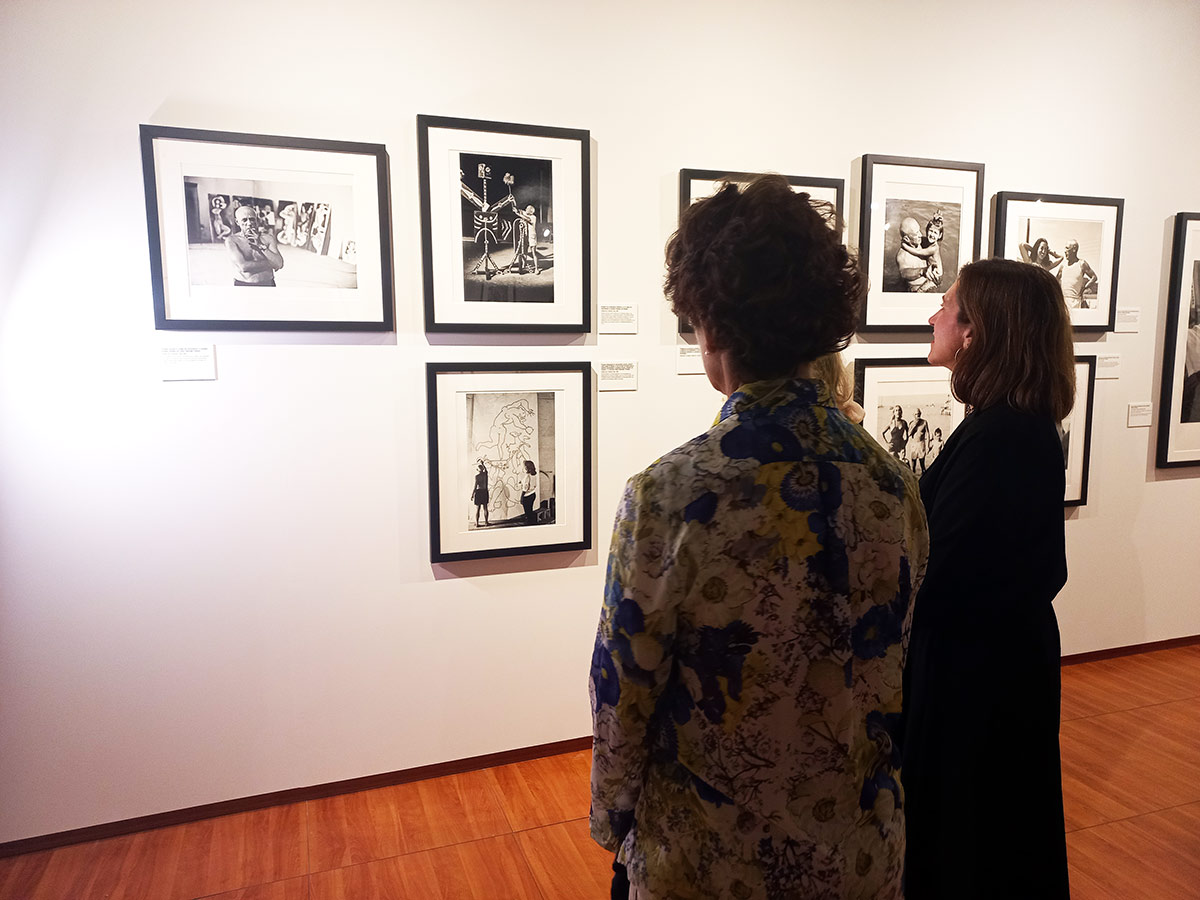 Exposición Picasso Edward Quinn gente