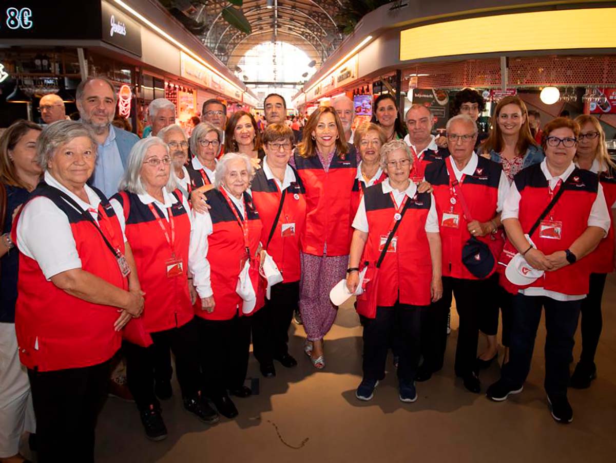 Natalia Chueca voluntarios Zaragoza Mercado Central