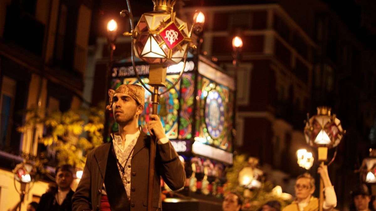 Rosario de Cristal en las Fiestas del PIlar