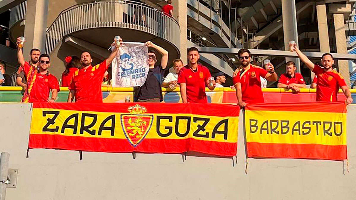 Zaragoza y Barbastro en la Eurocopa 2024.