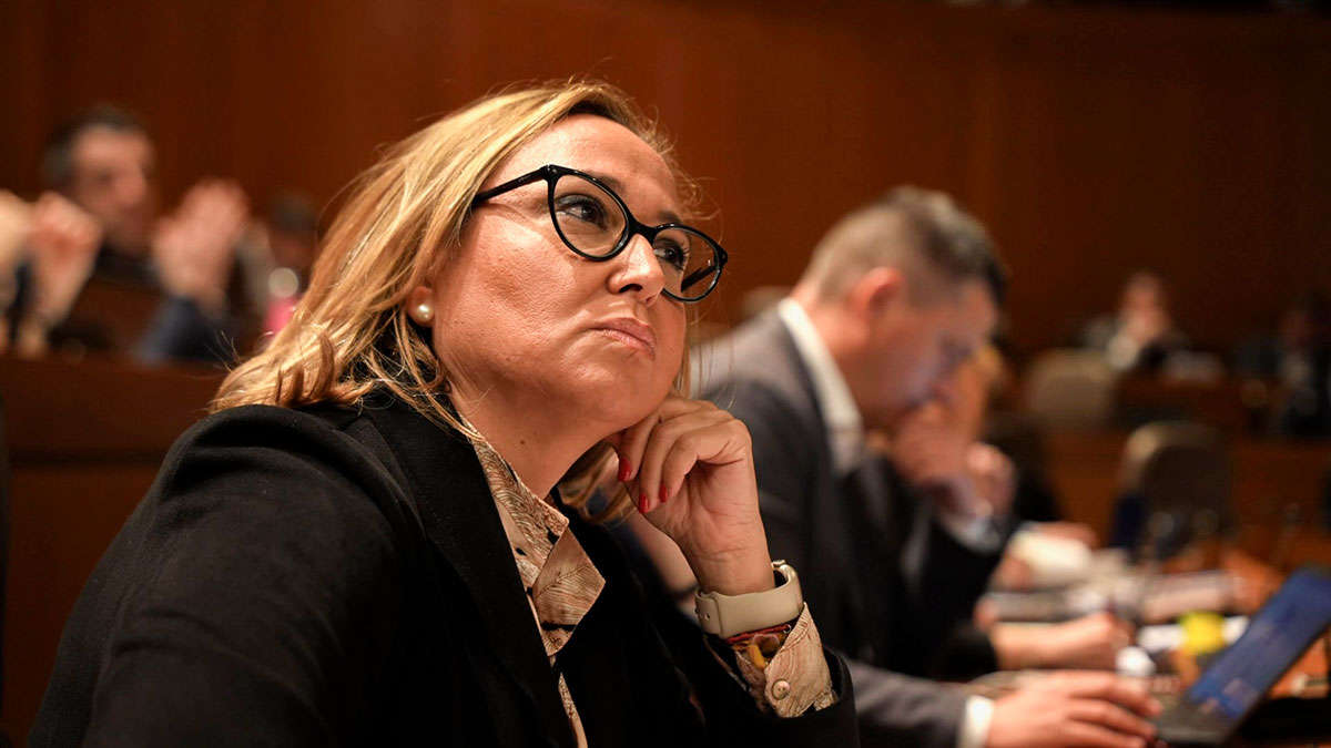 La portavoz socialista Mayte Pérez. Foto: PSOE Aragón