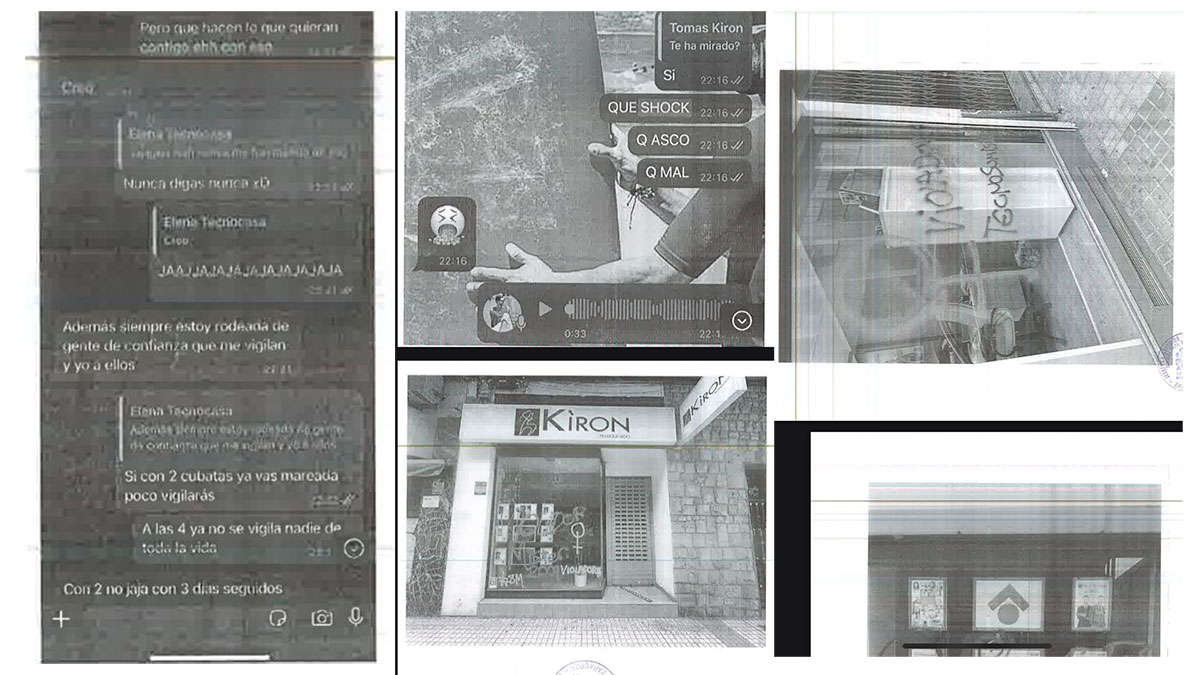 Capturas de Whatsapp del caso de supuesta sumisión química en una fiesta previa a la convención de Tecnocasa