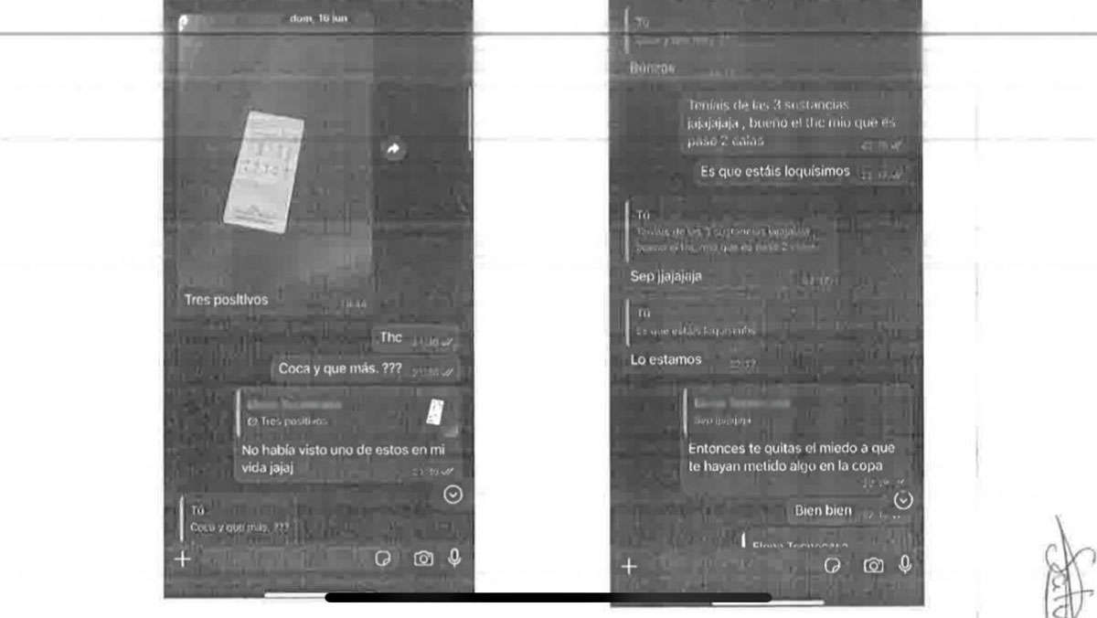 Las diligencias recogen conversaciones entre la presunta víctima y otros empleados