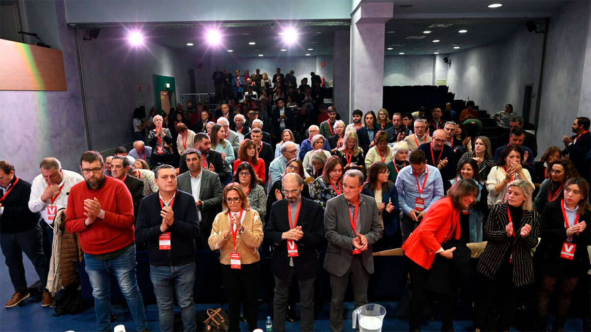 Inicio del Comité Regional. Foto: PSOE Aragón