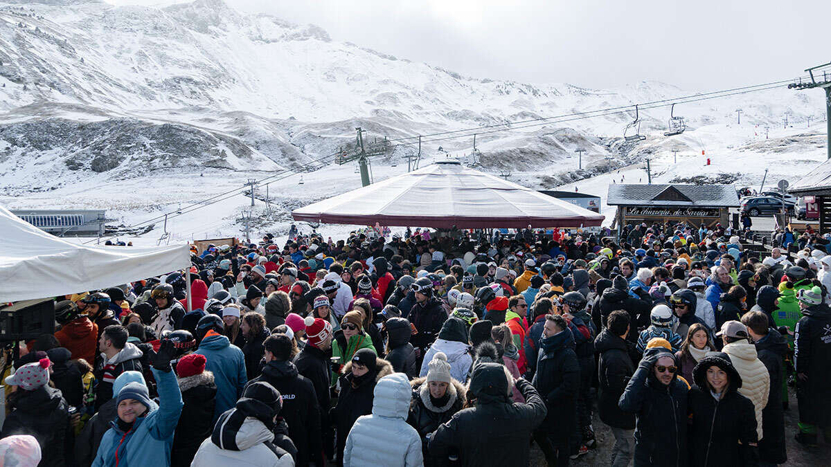 Campanadas el año pasado en Formigal. Foto: Aramón