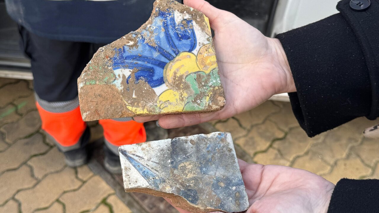 Fragmentos de cerámicas.