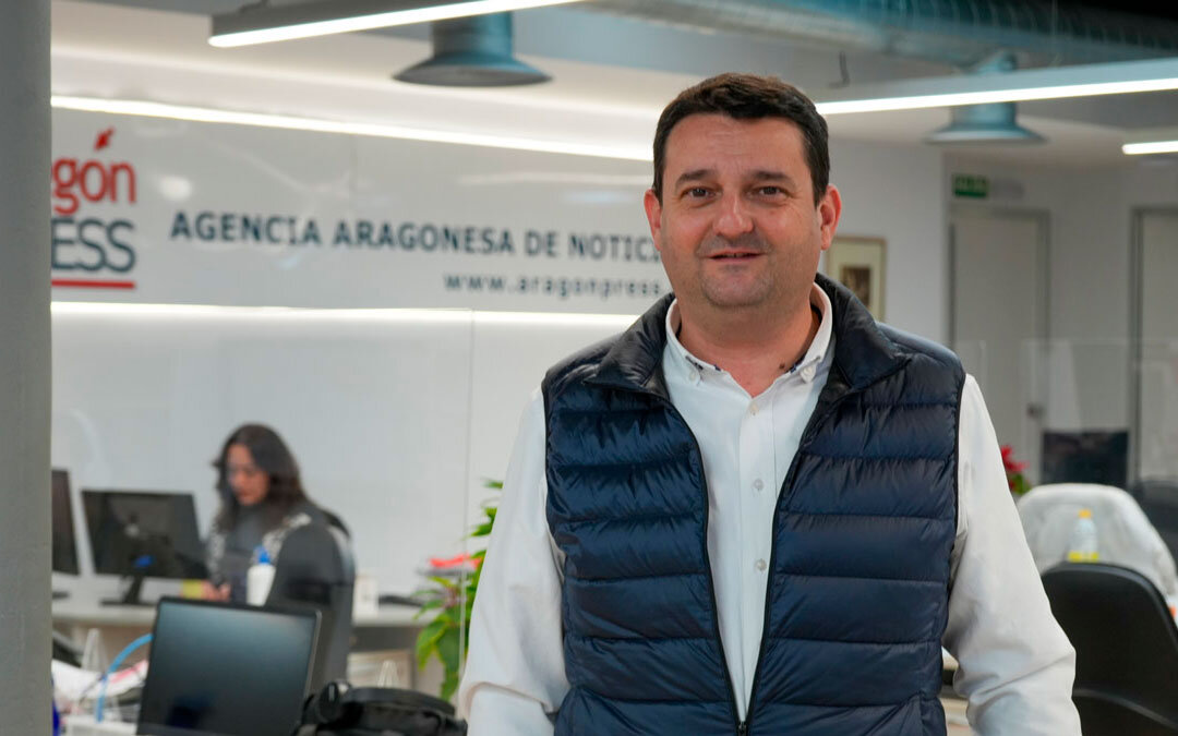 Miguel Ángel Estevan es alcalde de Alcañiz tras suceder a Ignacio Urquizu en 2023. Foto: Pablo Velázquez