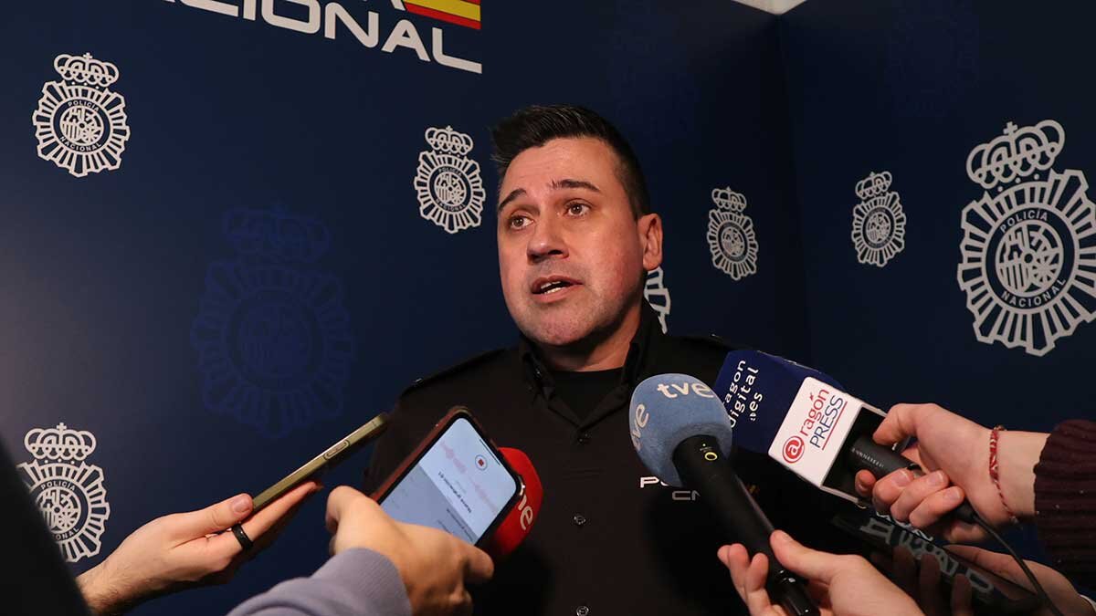 Gonzalo De Miguel es el Inspector Jefe del Grupo de Delincuencia Itinerante de la Jefatura Superior Policía de Aragón. Foto: Pilar Álvarez