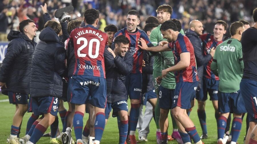 El Alcoraz volvió a disfrutar de una victoria en el último suspiro. Foto: La Liga.