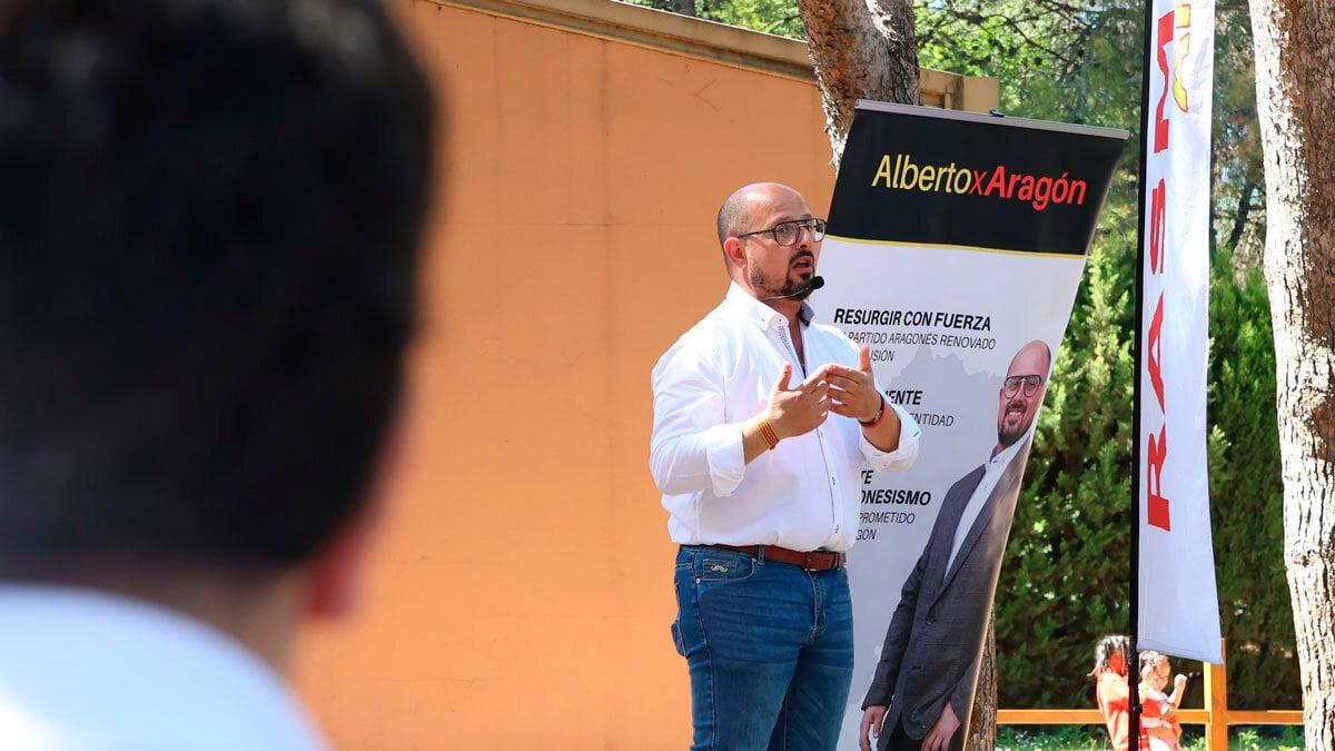 Alberto Izquierdo, el pasado 23 de abril. Foto: Pilar Álvarez