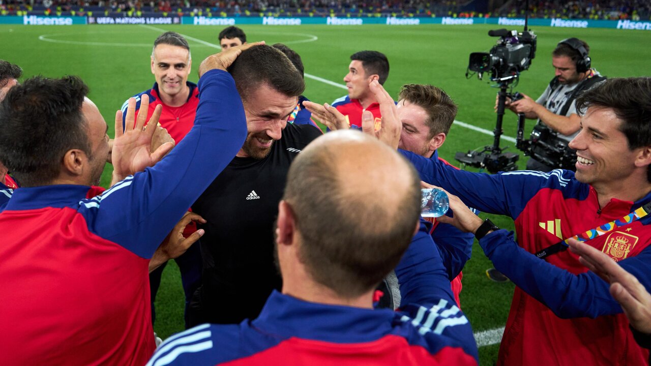 Unai Simón volvió a demostrar porque es el portero titular de España. Foto: Selección Española de Fútbol.