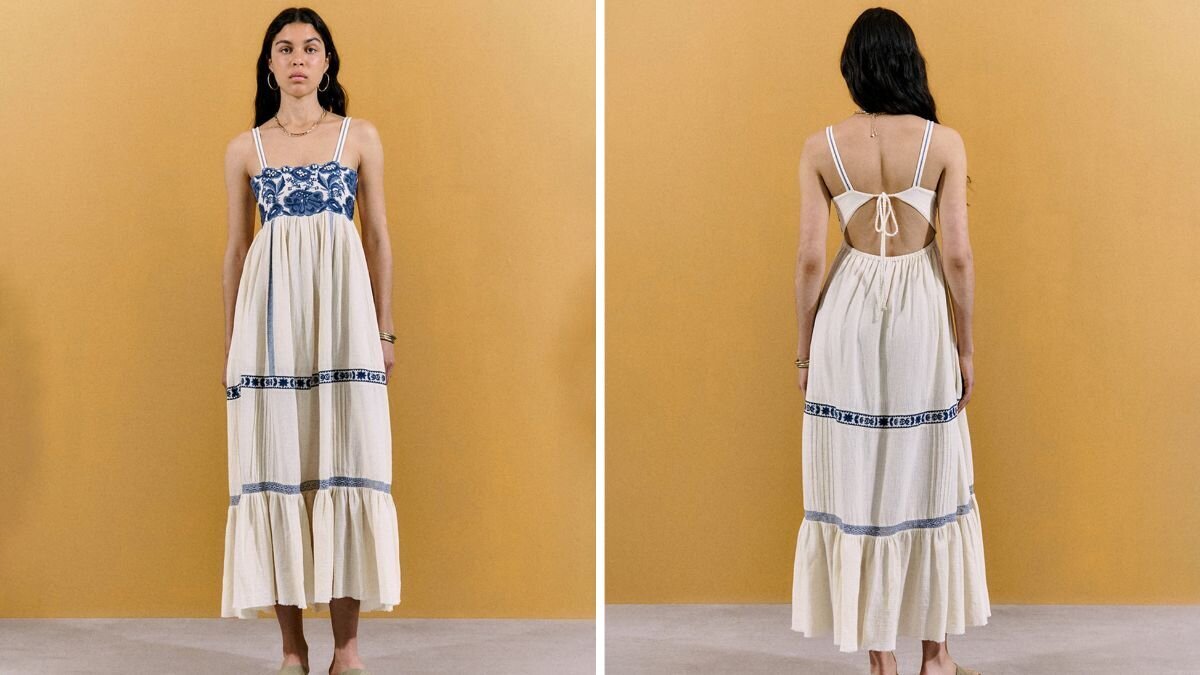 vestido estampado de sfera