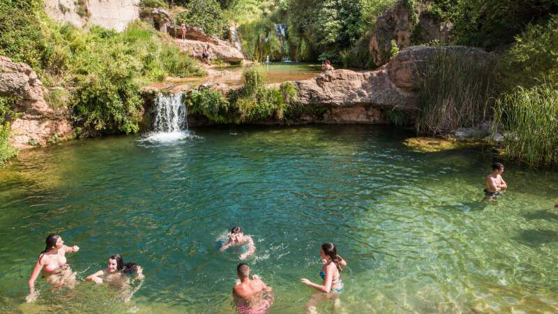 Pozas de Beceite. Foto: Turismo de Aragón