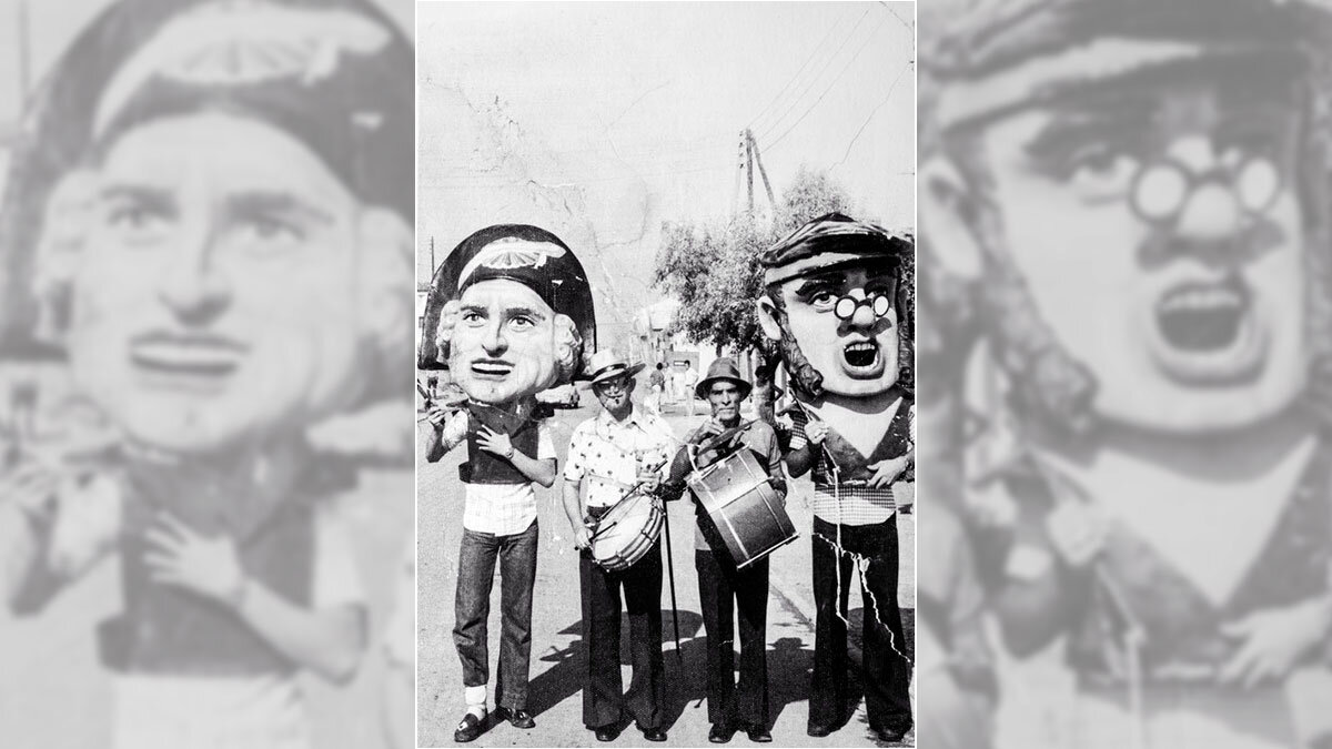 Se espera a dos nuevos cabezudos históricos, inspirados en modelos antiguos que se han localizado en fotografías de archivo de la comparsa.