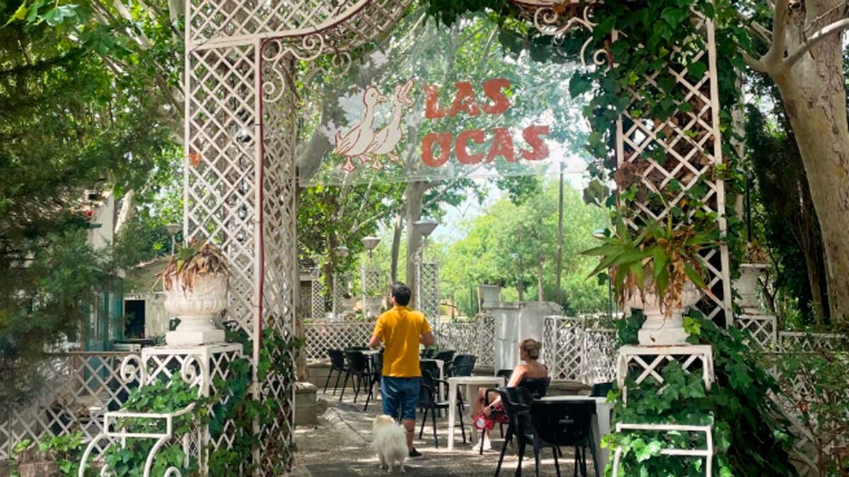 La terraza de Las Ocas es un lugar idóneo para tomar una refrescante cerveza fría
