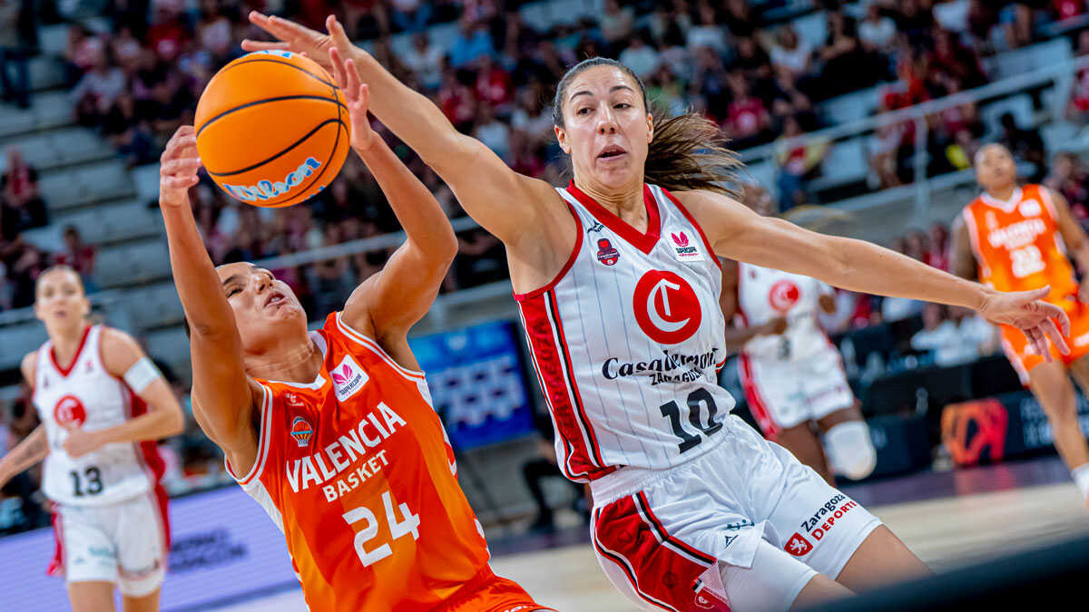 Laia Flores en la final de la Supercopa. Foto: FEB