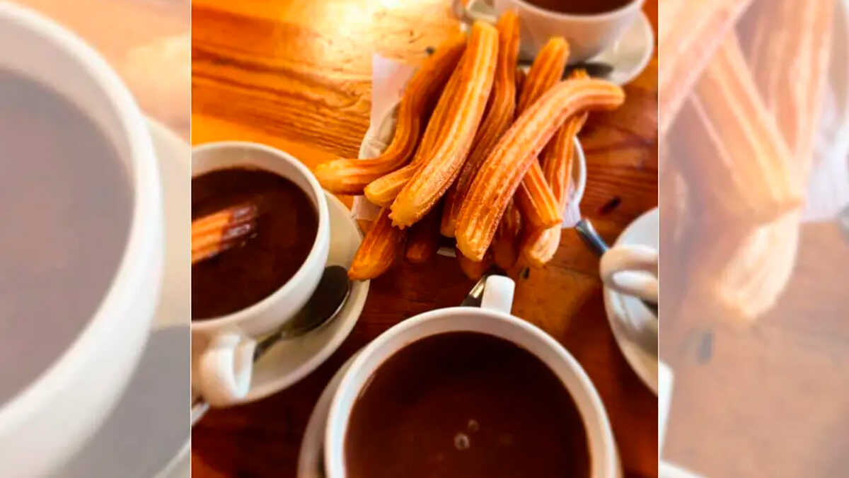 Habitualmente se forman largas filas para degustar su tradicional chocolate con churros