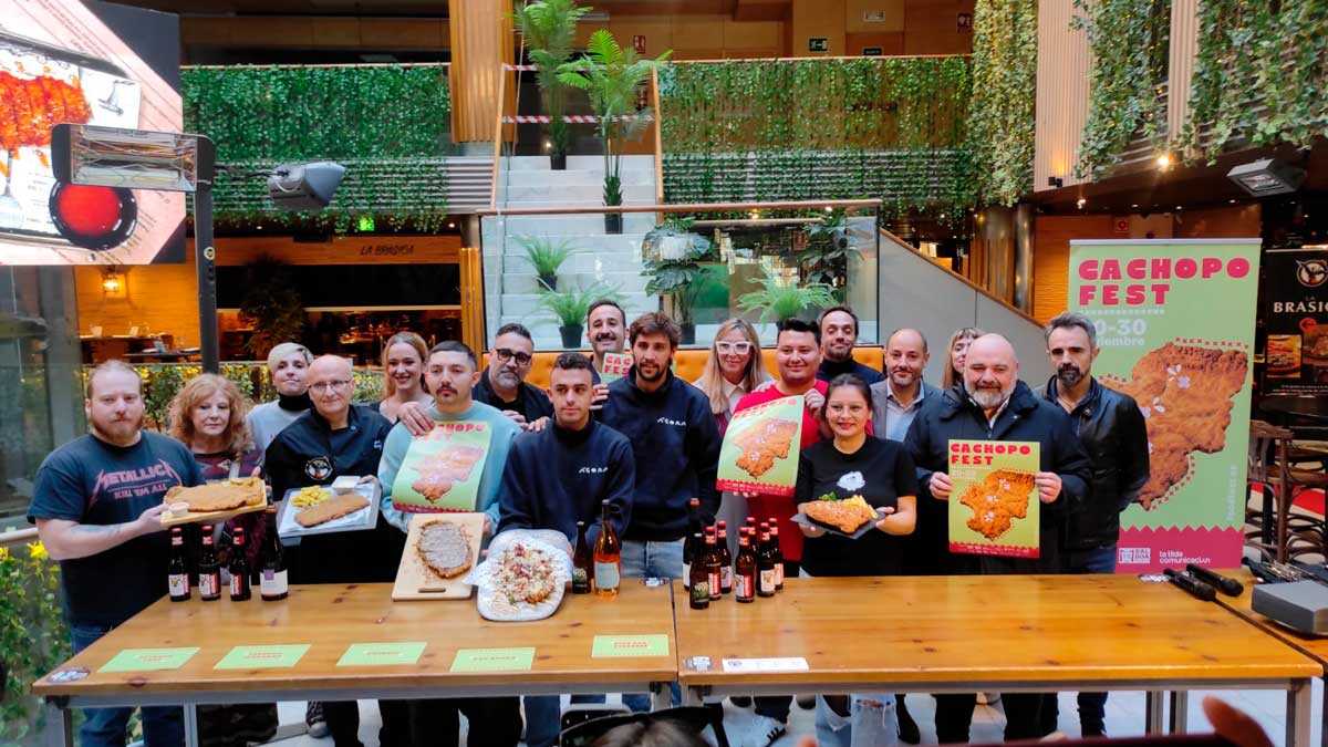 Presentación del Cachopo Fest en Zaragoza. Foto: E.F.