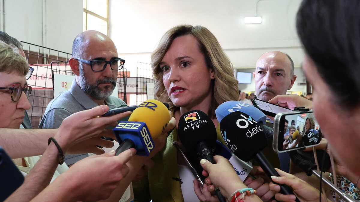 Alegría durante una visita a Zaragoza. Foto: Pilar Álvarez
