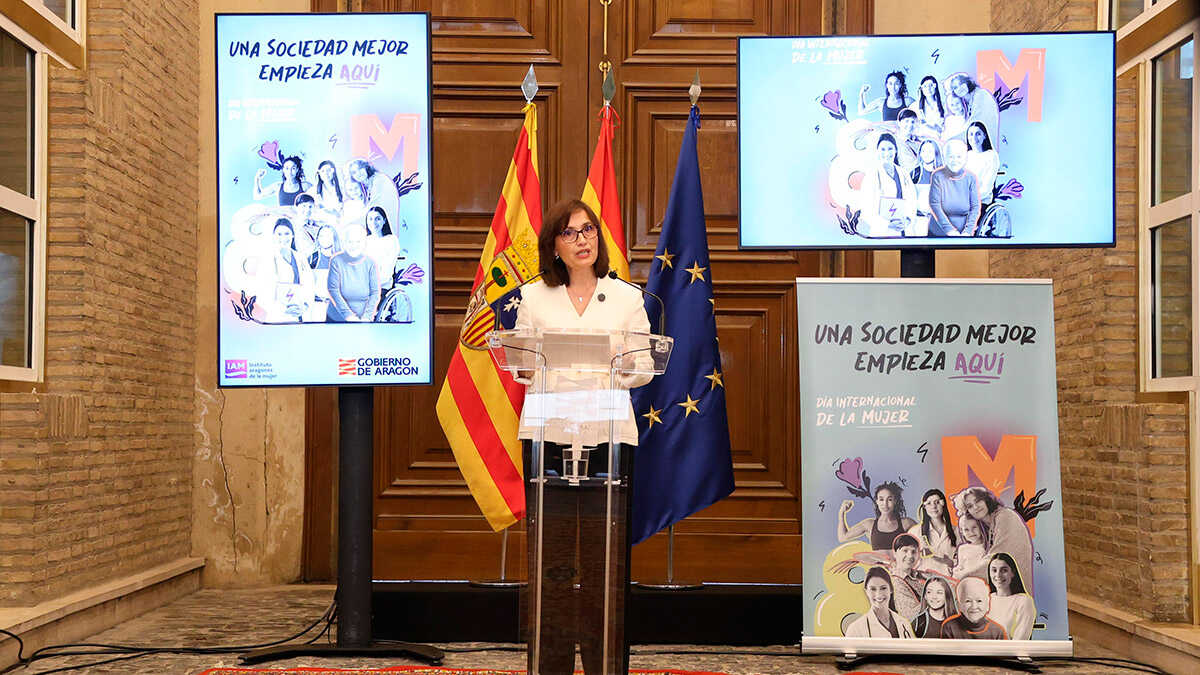 El Instituto Aragonés de la Mujer ha revindicado el papel de las mujeres en la sociedad | Foto: Pilar Álvarez