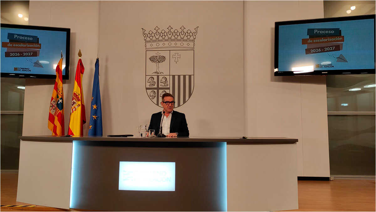 Luis Mallada ha trasladado un mensaje de tranquilidad a las familias ante el proceso de escolarización de sus hijos. Foto: E.F. / Actualidad Media